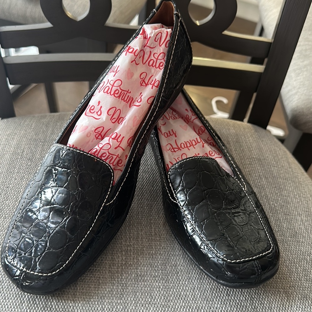 Natural soul leather shoes